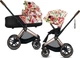 Универсальная коляска 2 в 1 Cybex Priam Fashion Edition Spring Blossom Light light beige шасси Rose Gold - изображение 1