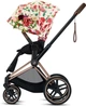 Универсальная коляска 2 в 1 Cybex Priam Fashion Edition Spring Blossom Light light beige шасси Rose Gold - изображение 3