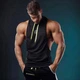 Майка чоловіча спортивна безрукавка з капюшоном Gym North чорна XL - зображення 3