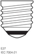 Лампа розжарювання 40W 220V Ra100 2700K E27 100x63mm гриб рефлекторна [4052899182240] OSRAM Concentra SP FB - зображення 3