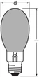 Лампа металлогалогенная 1000W 125V 100000lm 3700K E40 380x165mm груша [4008321528261] OSRAM POWERSTAR HQI-E - изображение 2