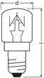 300°C Лампа накаливания 15W 220V 85lm 2700K E14 DIM 50x22mm капсула в духовку [4050300003108] OSRAM SPC.T OVEN - изображение 2