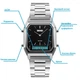 Мужские часы Skmei Tango 1220 Серебристые с черним циферблатом - изображение 6