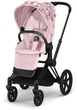 Универсальная коляска 2 в 1 Cybex Priam Fashion Edition Simply Flowers Pink light pink шасси Matt Black - изображение 6