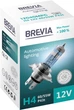 Галогенова лампа Brevia H4 12V 60/55W P43t Max Power +100% CP (12040MPC) - изображение 2