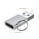 Адаптер Celbro USB 3.1 to Type-C с брелком для зарядки и передачи данных Silver (CB002) - изображение 1