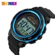 Наручные часы Skmei solar watch 1096 Синие - изображение 3