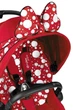Прогулочная коляска Cybex Priam Fashion Edition Petticoat by Jeremy Scott dark red шасси Matt Black - изображение 2