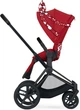 Прогулочная коляска Cybex Priam Fashion Edition Petticoat by Jeremy Scott dark red шасси Matt Black - изображение 5