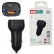 АЗП XO CC37 PD QC3.0 20W Car charger Black - зображення 2