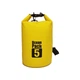 Водонепроницаемая сумка рюкзак гермомешок с шлейкой на плечо Ocean Pack 5 л Yellow (RE050356) - изображение 1