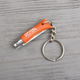 2 в 1 ніж складаний + Opinel брелок Keychain №2 Inox (довжина: 80мм лезо: 35мм) помаранчевий - зображення 6