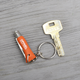 2 в 1 ніж складаний + Opinel брелок Keychain №2 Inox (довжина: 80мм лезо: 35мм) помаранчевий - зображення 7