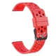 Ремінець для Zepp E - червоний / ширина кріплення 20мм / силікон / Watchbands double (W39-5WB13236640) - зображення 1