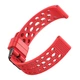 Ремінець для Zepp E - червоний / ширина кріплення 20мм / силікон / Watchbands double (W39-5WB13236640) - зображення 3