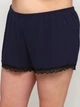 Пижамные шорты женские H&M 0761410_03 XS Темно-синие (KAY2000000908472) - изображение 3