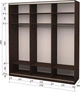 Шафа-купе тридверна Roko 179.2x242x60 см ДСП + Дзеркало Дуб венге (20200024326) - зображення 2
