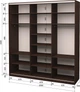 Шафа-купе тридверна Roko 209.2x242x60 см Дзеркало Дуб венге (20200024340) - зображення 2