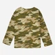 Детская футболка с длинным рукавом для девочки Minoti Urban 34067JNR 116-122 см Милитари (5059030569976) - изображение 2