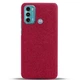 Захисний чохол KSQ Cloth Style для Motorola Moto G60 - Red - зображення 3