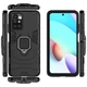 Чехол с подставкой Deexe Hybrid Case для Xiaomi Redmi 10 / 10 (2022) / 10 Prime - Black - изображение 7