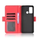 Чехол Deexe Wallet Stand для Motorola Moto G60 - Red - изображение 7