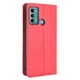 Чохол-книжка Deexe Retro Style для Motorola Moto G60 - Red - зображення 3