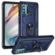 Противоударный чехол с подставкой Deexe Armor Case для Motorola Moto G60 - Blue - изображение 2