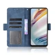 Чехол-книжка с кармашками Deexe Wallet Stand для Motorola Moto G60 - Blue - изображение 6