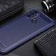 Защитный чехол UniCase Carbon для Motorola Moto G60 - Blue - изображение 2