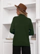 Свитер вязаный женский ISSA PLUS WN20-46 L Темно-зеленый (issa2007682116881) - изображение 2