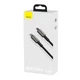 Кабель BASEUS CATLWJ-A01 Type-C to Lightning Tungsten Gold Fast Charging |2м, 20W, PD| black - изображение 2