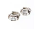 Серебряные серьги с бериллом Натуральный Sky Jewelry 003376 - изображение 1