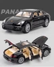 Колекційна машинка Porsche Panamera AutoExpert металева модель в масштабі 1:24 чорна - зображення 1