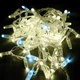 Гирлянда уличная Starlight бахрома теплый/белый Flash 75LED IP44 прозрачный 2x0.7 м (2100008993019) - изображение 3