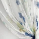 Комплект тюлевих штор в яскраві квіти Adagio Windows Decor, довга фіранка для вікна з магнітами 200 х 255см - 2шт, тюль на тасьмі Синій - зображення 3