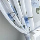 Занавеска из батиста Пион Голубой Adagio Windows Decor, тюль с крупными цветами 250 х 170см, тюлевые шторы на тесьме - изображение 5