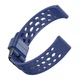 Ремешок для Zepp E - синий / ширина крепления 20мм / силикон / Watchbands double (W39-1WB12541365) - изображение 2
