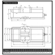 Тиски станочные прецизионные жестко-фиксирующие неповоротные CNCPROM QM16200L (NR) тип 3418 (10-705) - изображение 4
