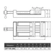 Тиски станочные крестовые CNCPROM Q97100 (NR) тип 3458 (10-768) - изображение 6