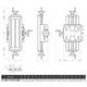 Стол 2-х координатный CNCPROM CT-455х170-2W-R (NR) 3 штурвала и линейка (10-722) - изображение 4