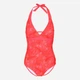 Купальник суцільний жіночий Regatta Flavia Costume RWM019-HT1 12 Червоний/Тропічний (5057538876374) - зображення 4