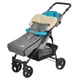 Зимний конверт-чехол For Kids Mini на овчине в коляску,на санки (FK- MINI – grey) - изображение 4