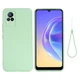 Силіконовий (TPU) чохол Deexe Silicone Case для VIVO V21e - Green - зображення 2