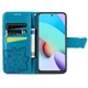 Чохол-книжка з малюнком UniCase Butterfly для Xiaomi Redmi 10 / 10 (2022) / 10 Prime - Blue - зображення 5