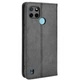Чехол-книжка Deexe Retro Style для Realme C21Y / C25Y - Black - изображение 3