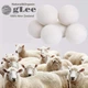 Шерстяные мячики для сушки gLee 100% Новая Зеландия Dryer Balls, 6 шт - изображение 3