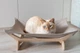 Лежак-гамак для кошек white+beige 55х45х18 - изображение 4