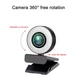 Веб-камера WebCam Q25 Full HD 1080p с автофокусом и стереомикрофоном USB Черный - изображение 3
