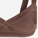 Верхняя часть купальника женская H&M 2530625 40 Темно-коричневая (AB5000000643868) - изображение 4